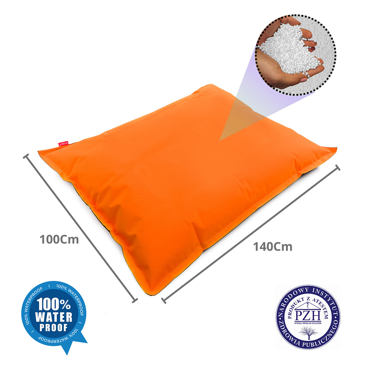 COVER Pouf Cuscino Poliestere Impermeabile