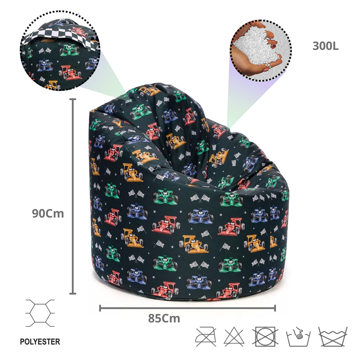 Pouf Poltrona Sacco Star Formula Uno