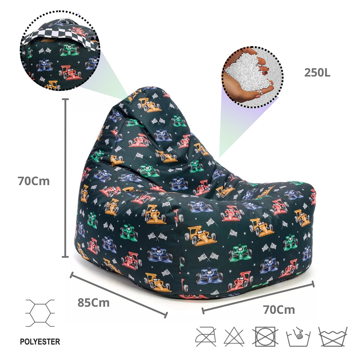Pouf Poltrona Sacco Keiko Formula Uno