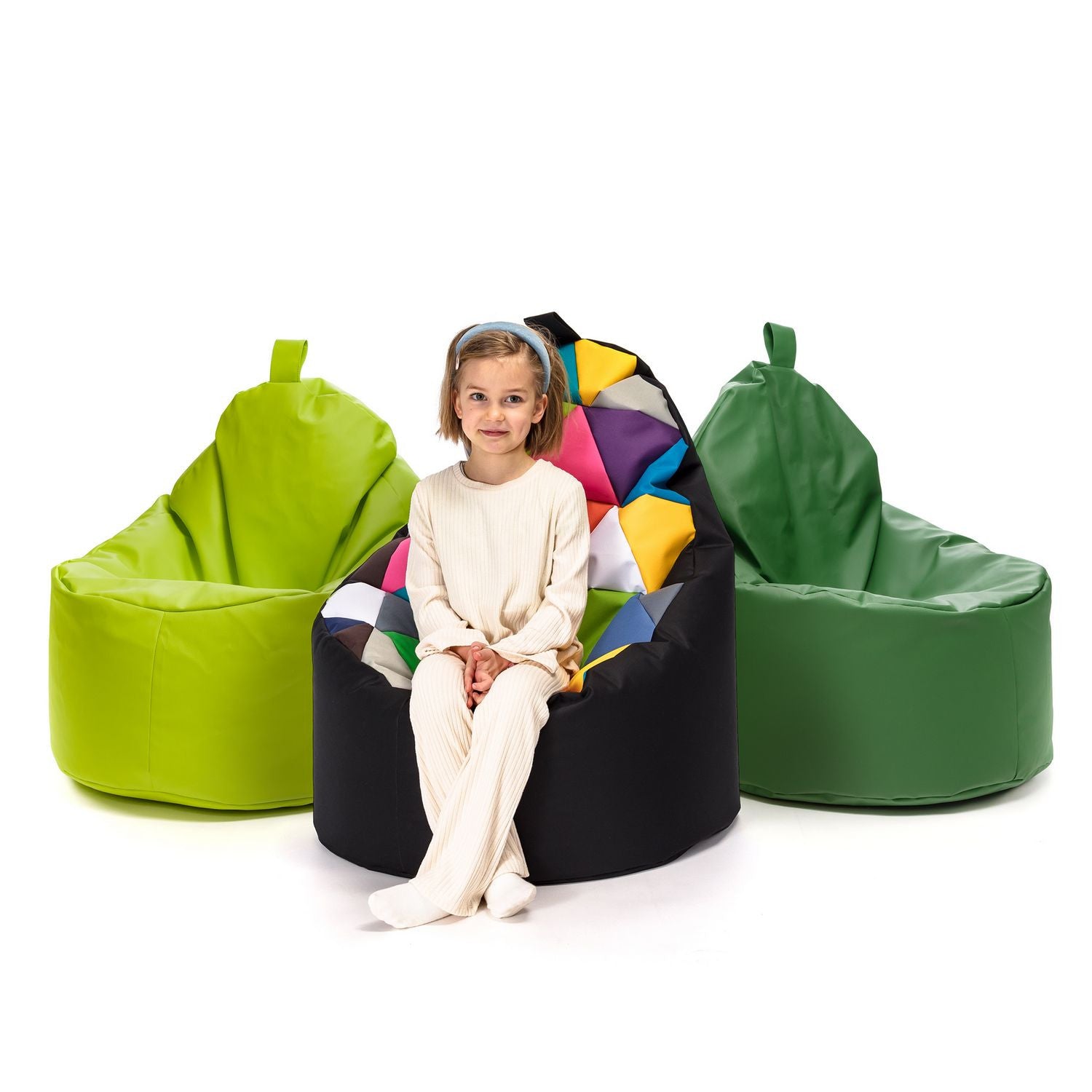 Pouf Poltrona a Sacco Seduta Yoko in Ecopelle
