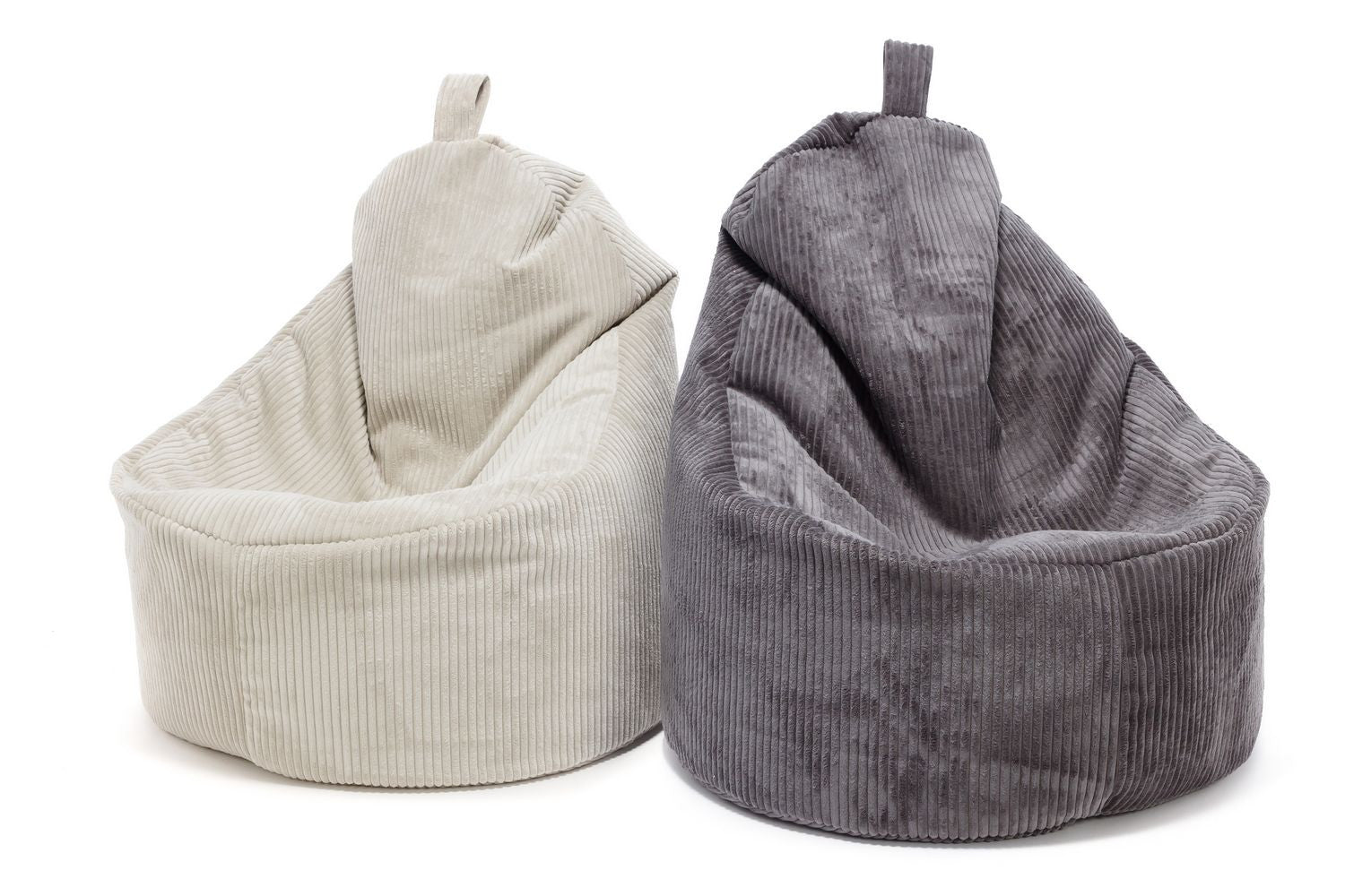 Yoko Pouf Poltrona Sacco In Velluto Cuscino e Maniglia Inclusi
