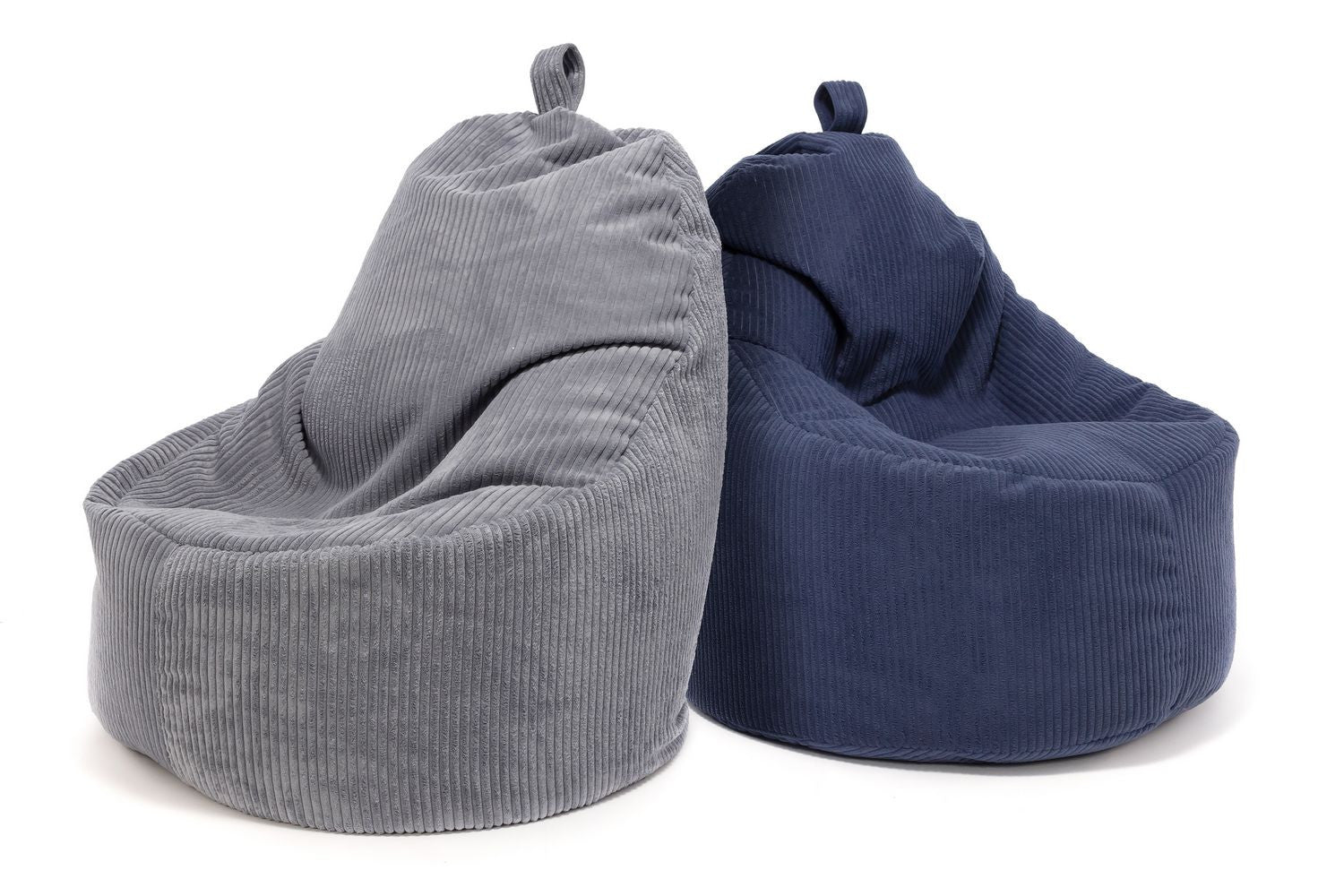 Yoko Pouf Poltrona Sacco In Velluto Cuscino e Maniglia Inclusi