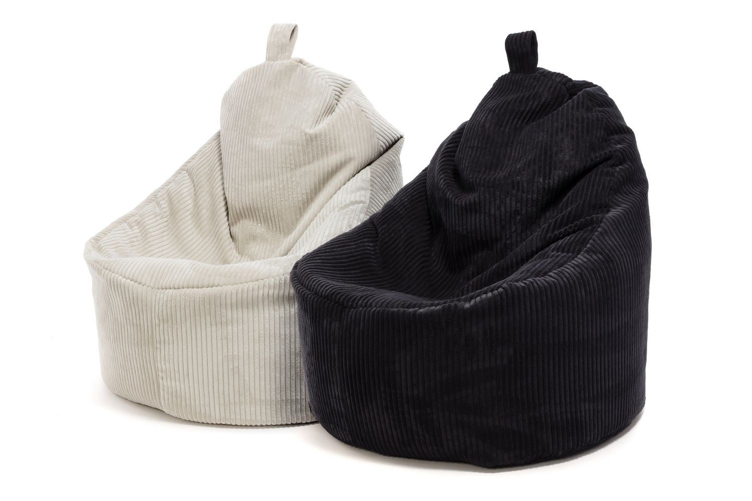 Yoko Pouf Poltrona Sacco In Velluto Cuscino e Maniglia Inclusi