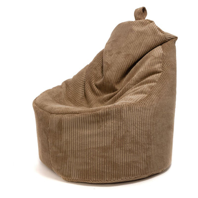 Yoko Pouf Poltrona Sacco In Velluto Cuscino e Maniglia Inclusi