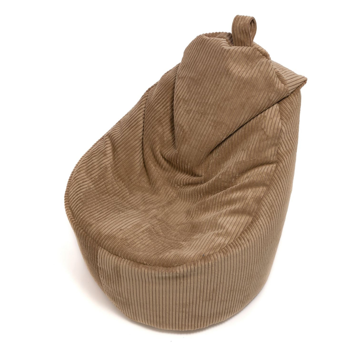 Yoko Pouf Poltrona Sacco In Velluto Cuscino e Maniglia Inclusi