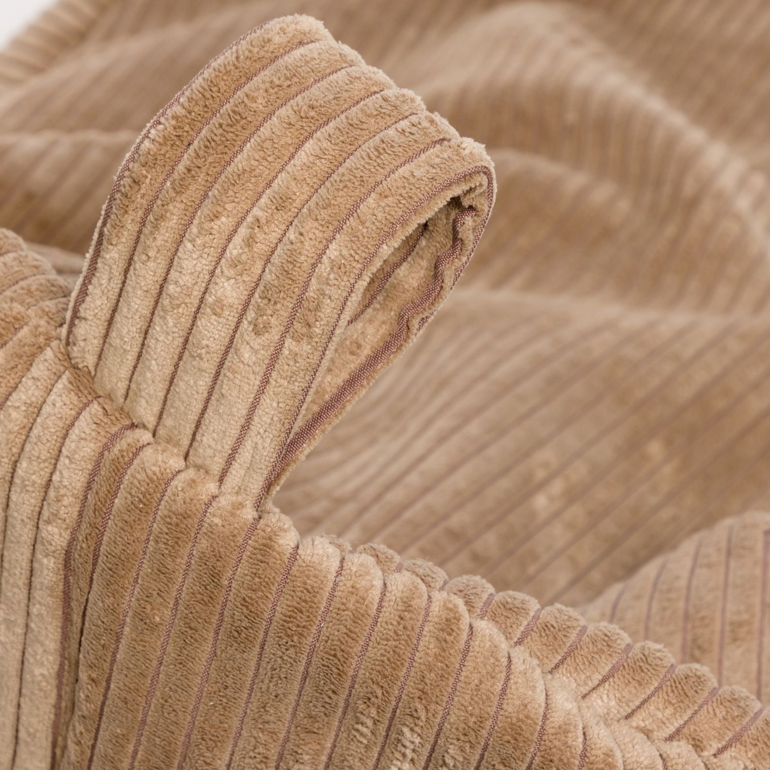 Yoko Pouf Poltrona Sacco In Velluto Cuscino e Maniglia Inclusi