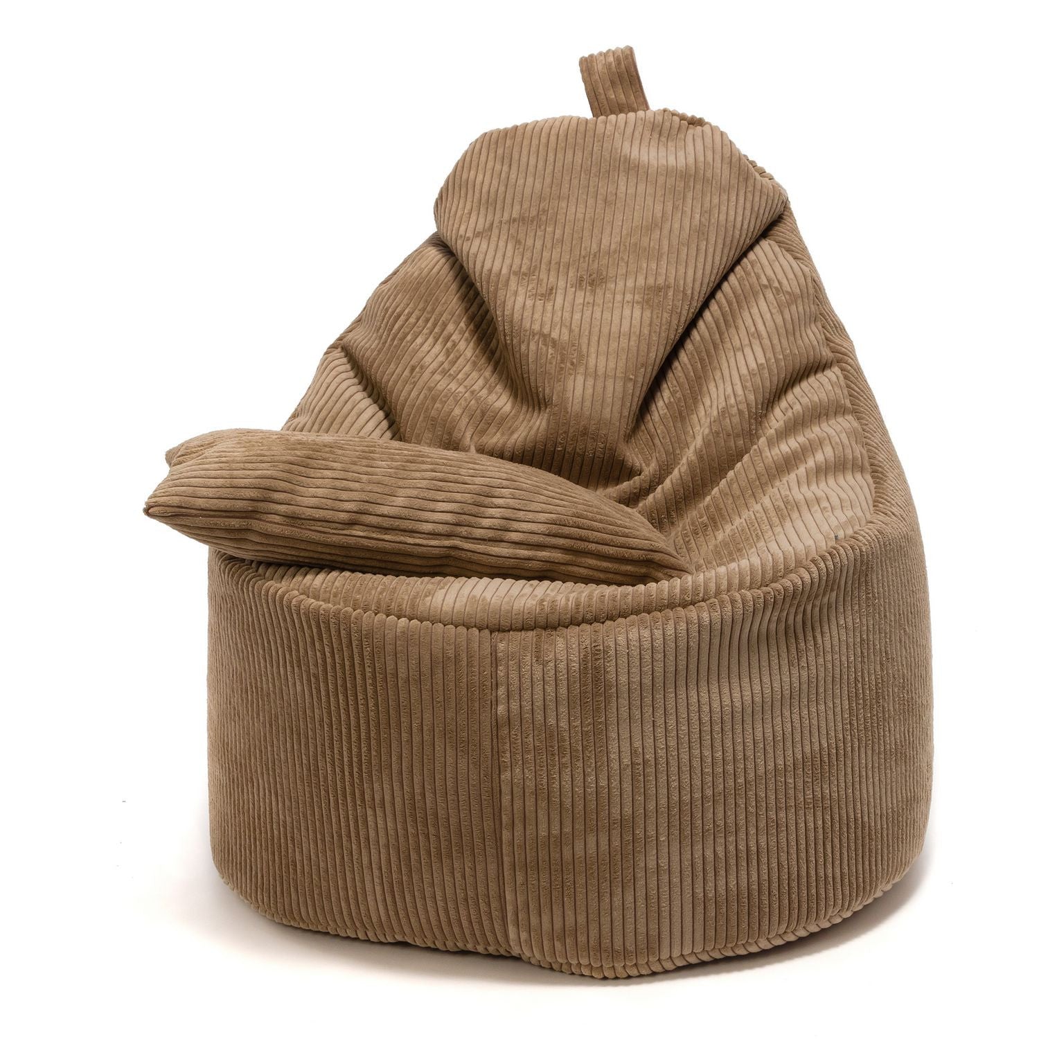 Yoko Pouf Poltrona Sacco In Velluto Cuscino e Maniglia Inclusi