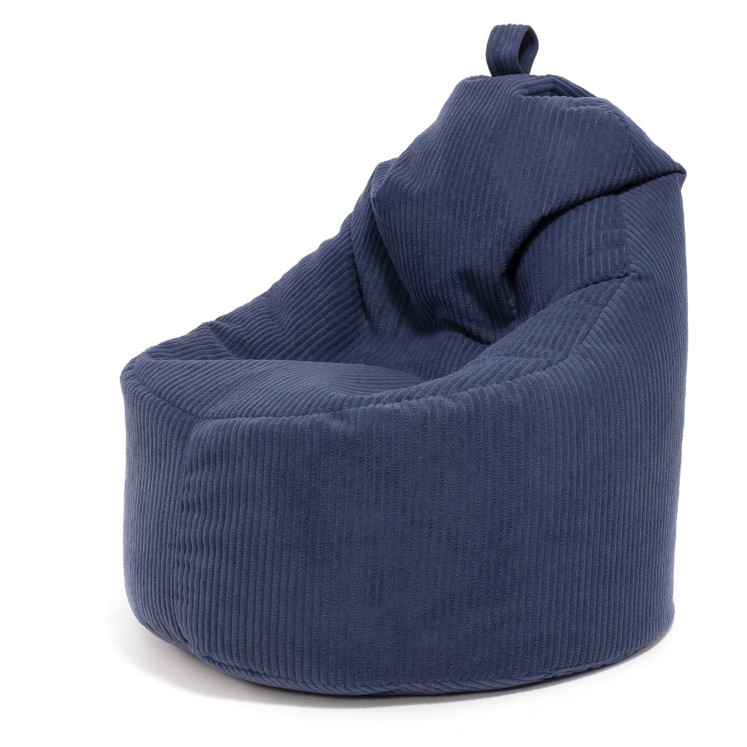 Yoko Pouf Poltrona Sacco In Velluto Cuscino e Maniglia Inclusi