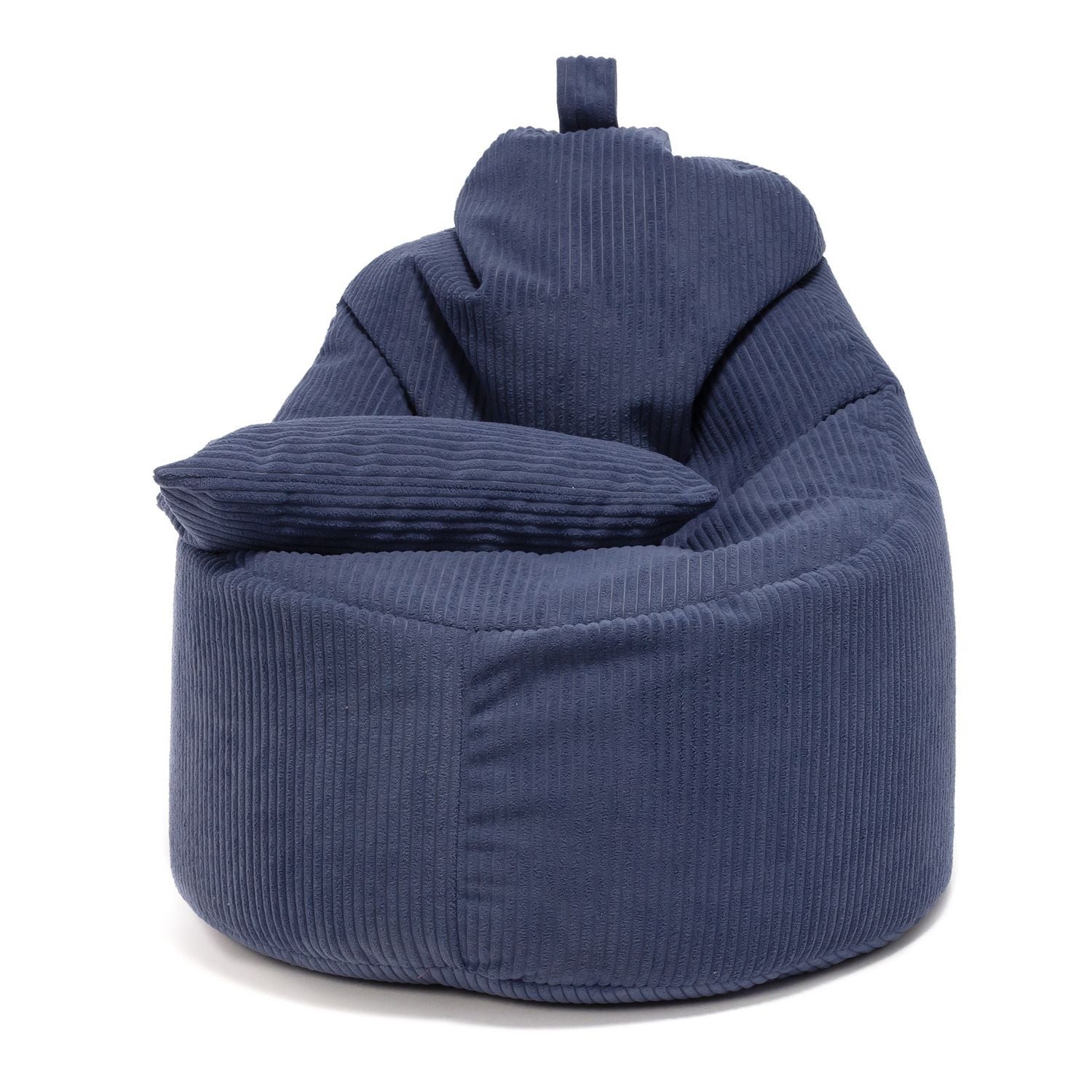 Yoko Pouf Poltrona Sacco In Velluto Cuscino e Maniglia Inclusi