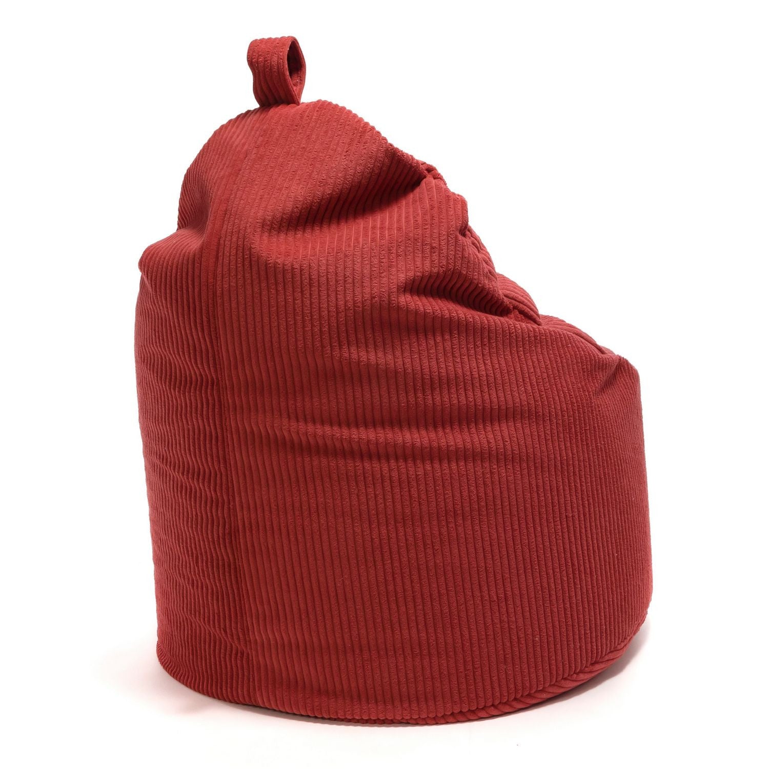 Yoko Pouf Poltrona Sacco In Velluto Cuscino e Maniglia Inclusi