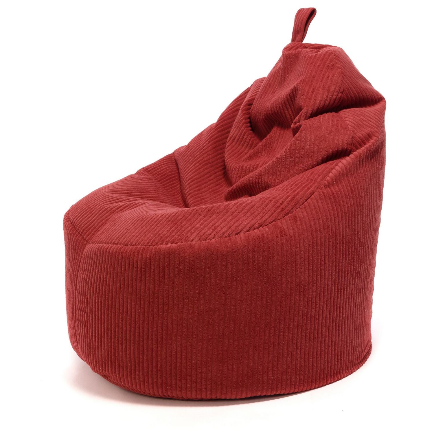 Yoko Pouf Poltrona Sacco In Velluto Cuscino e Maniglia Inclusi