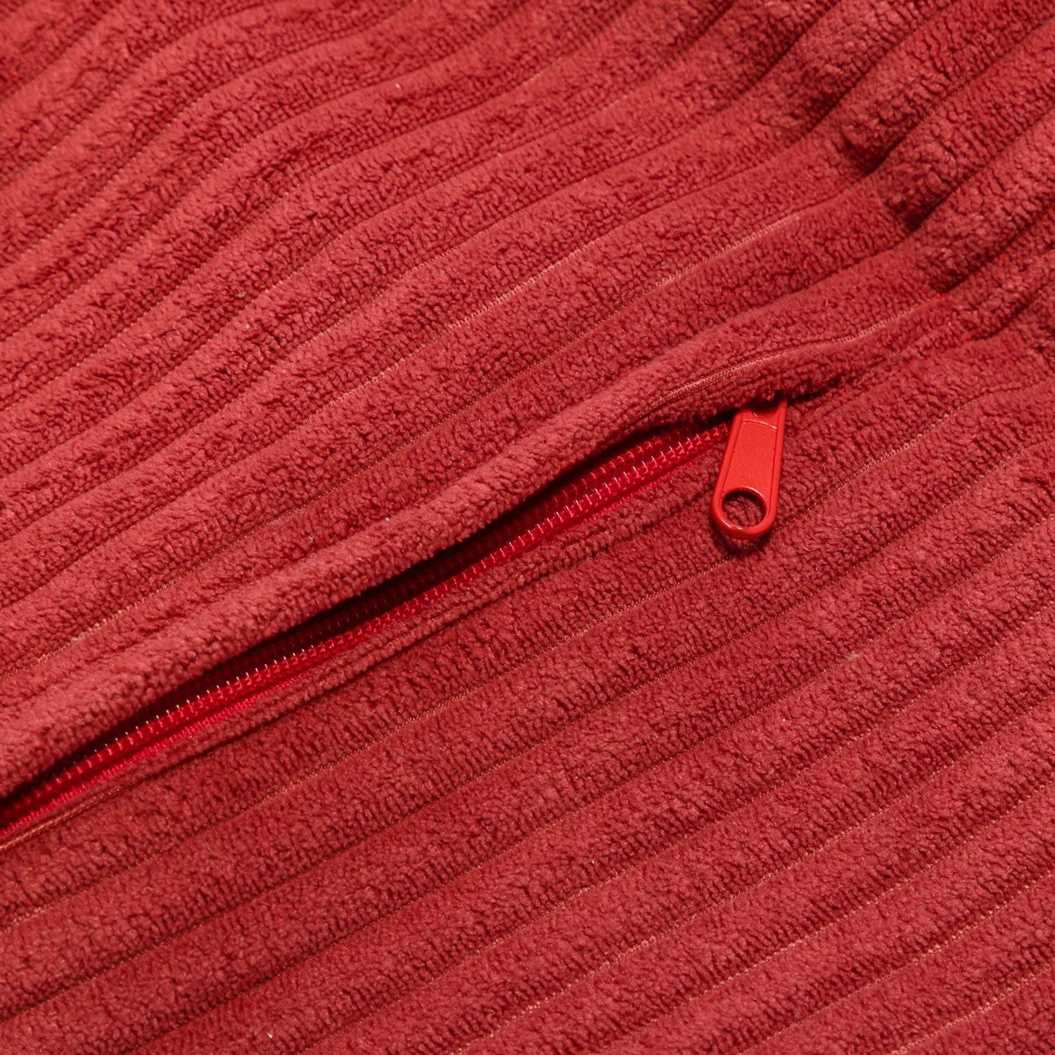 Yoko Pouf Poltrona Sacco In Velluto Cuscino e Maniglia Inclusi