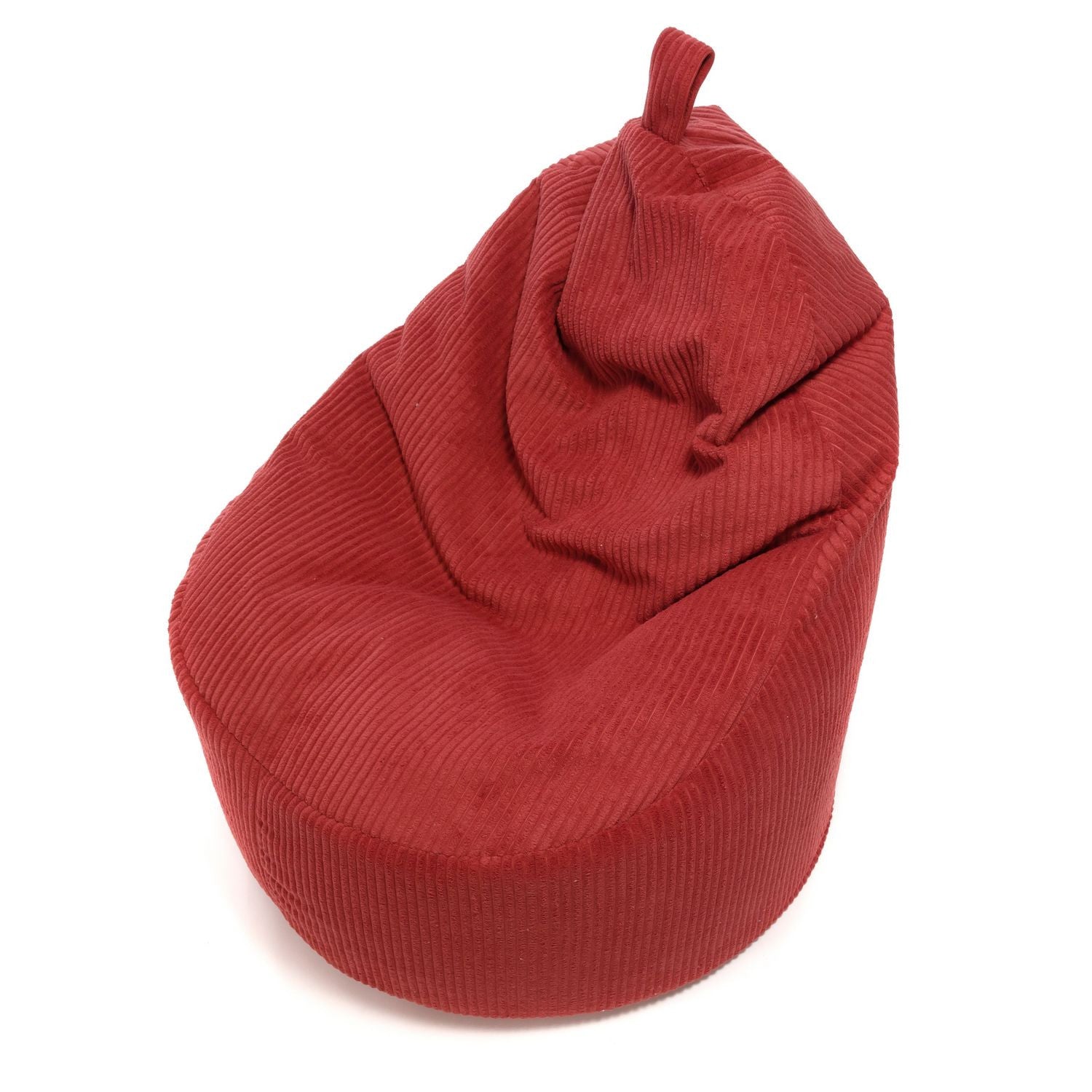 Yoko Pouf Poltrona Sacco In Velluto Cuscino e Maniglia Inclusi