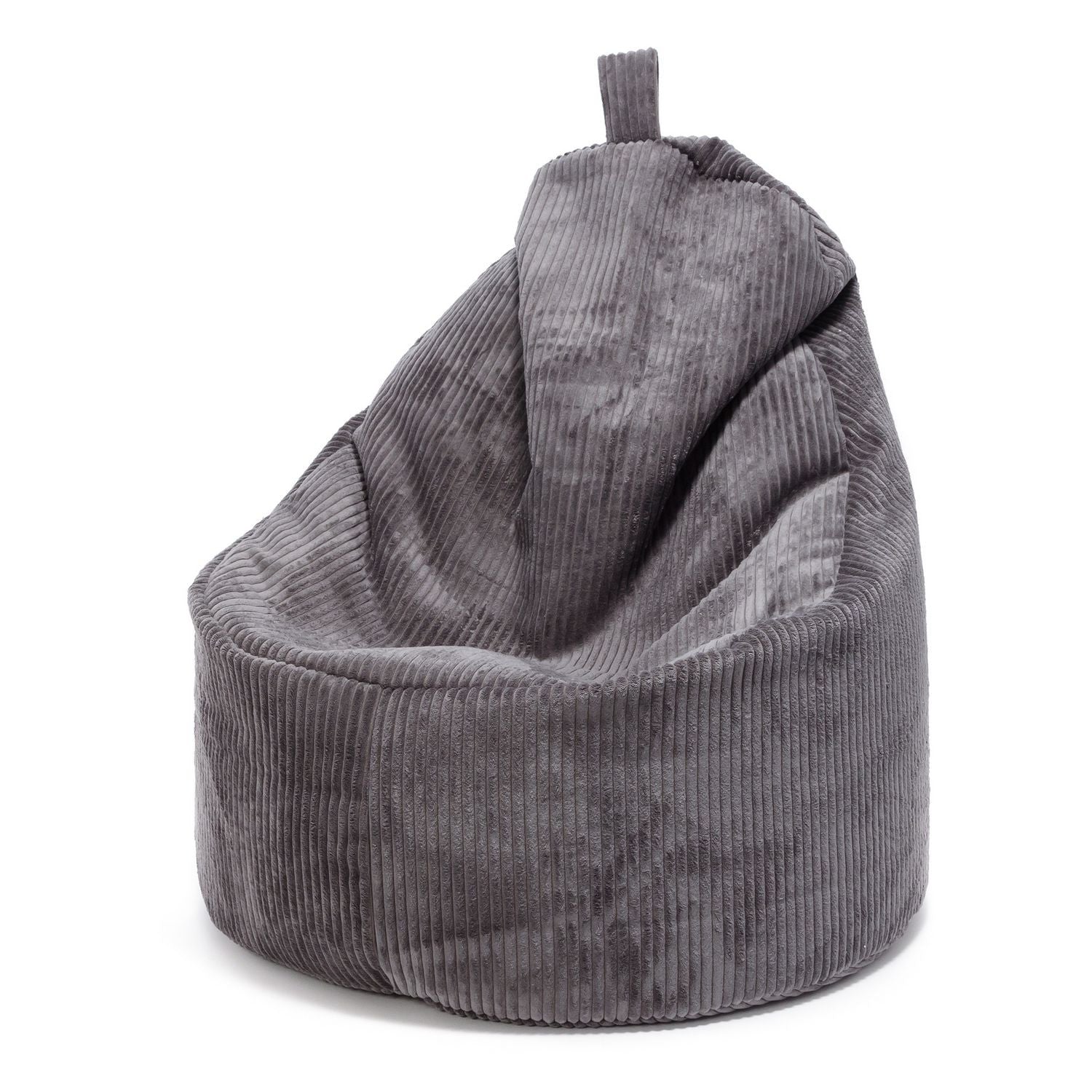 Yoko Pouf Poltrona Sacco In Velluto Cuscino e Maniglia Inclusi