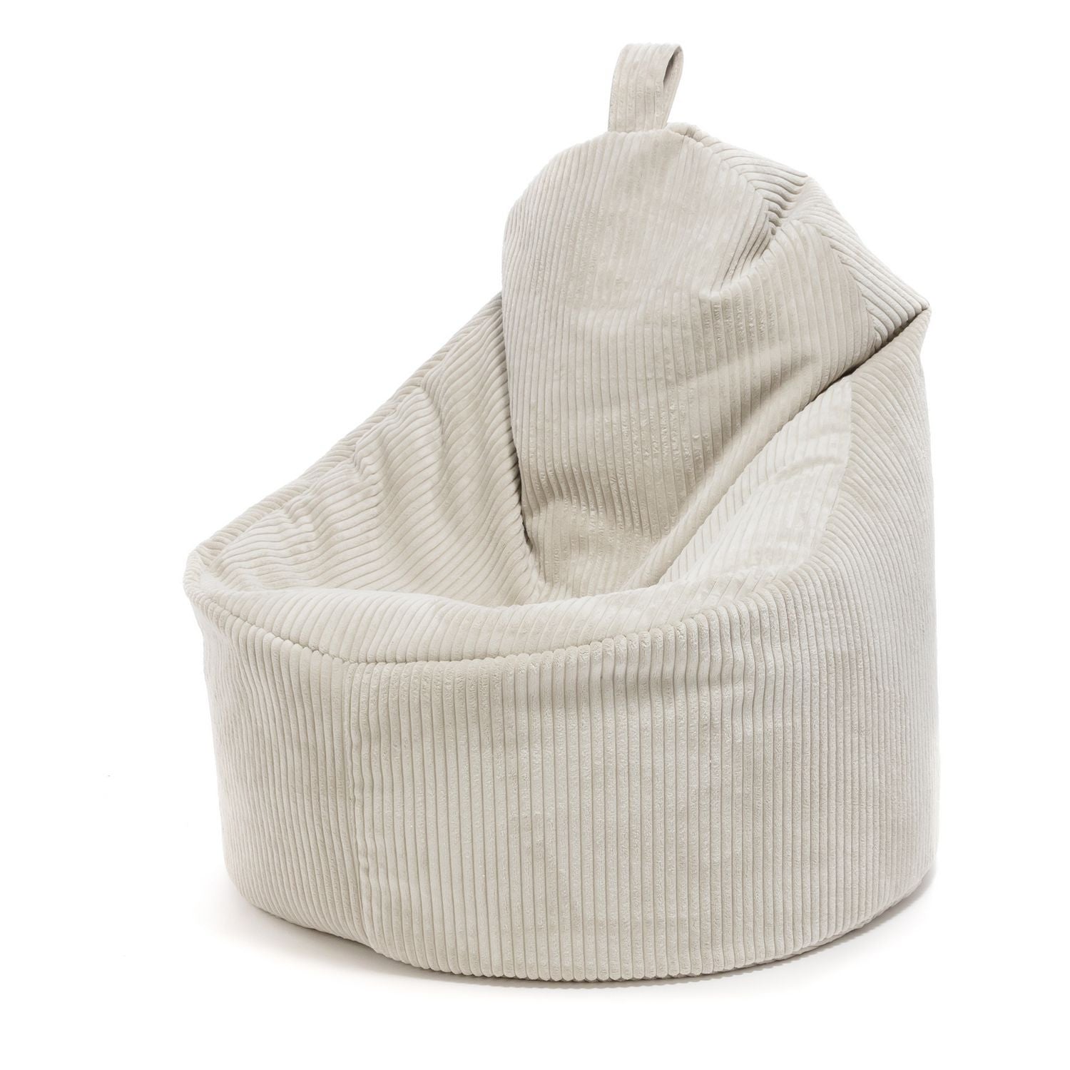 Yoko Pouf Poltrona Sacco In Velluto Cuscino e Maniglia Inclusi