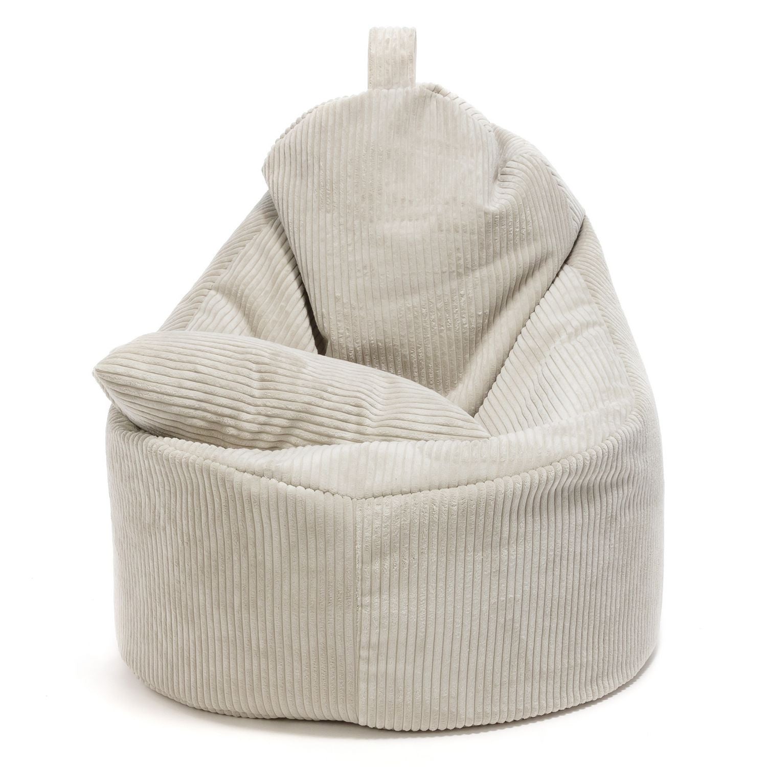 Yoko Pouf Poltrona Sacco In Velluto Cuscino e Maniglia Inclusi