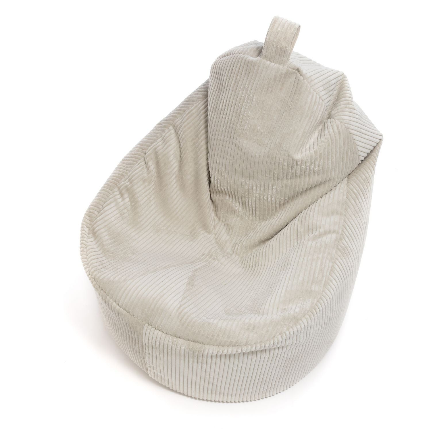 Yoko Pouf Poltrona Sacco In Velluto Cuscino e Maniglia Inclusi