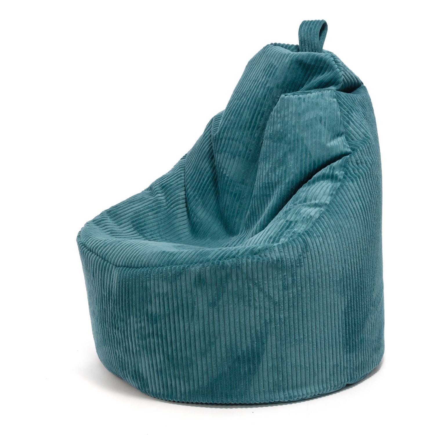 Yoko Pouf Poltrona Sacco In Velluto Cuscino e Maniglia Inclusi