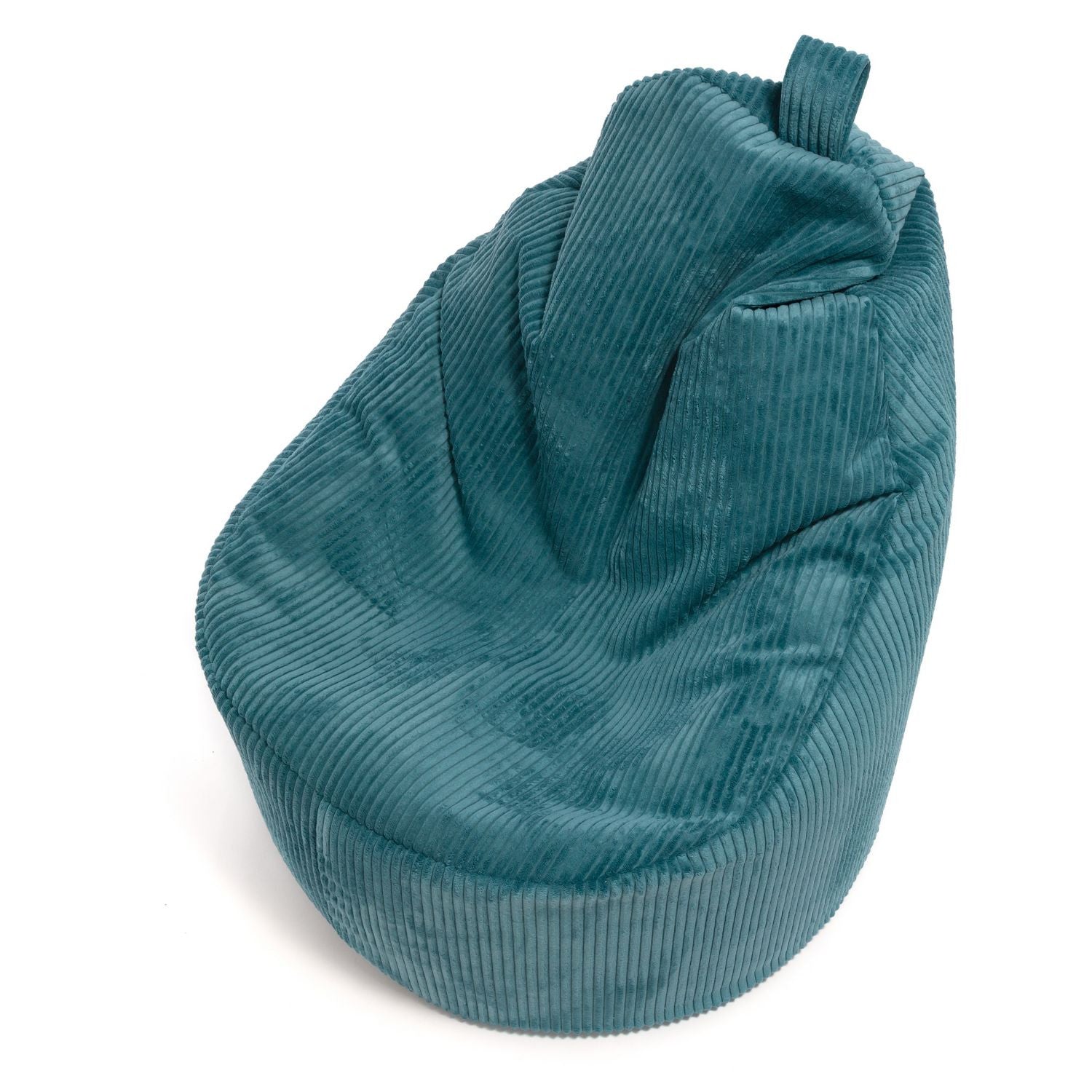 Yoko Pouf Poltrona Sacco In Velluto Cuscino e Maniglia Inclusi