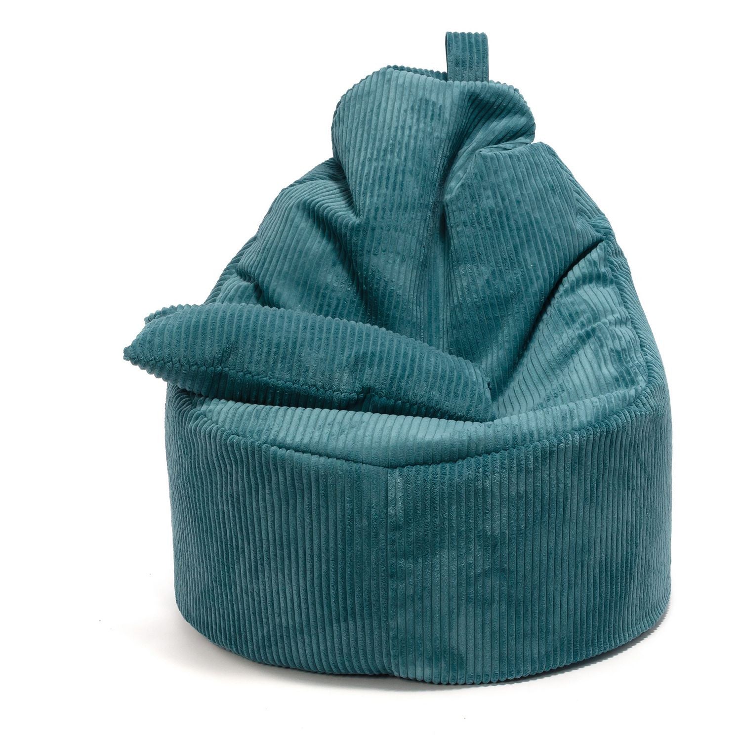 Yoko Pouf Poltrona Sacco In Velluto Cuscino e Maniglia Inclusi