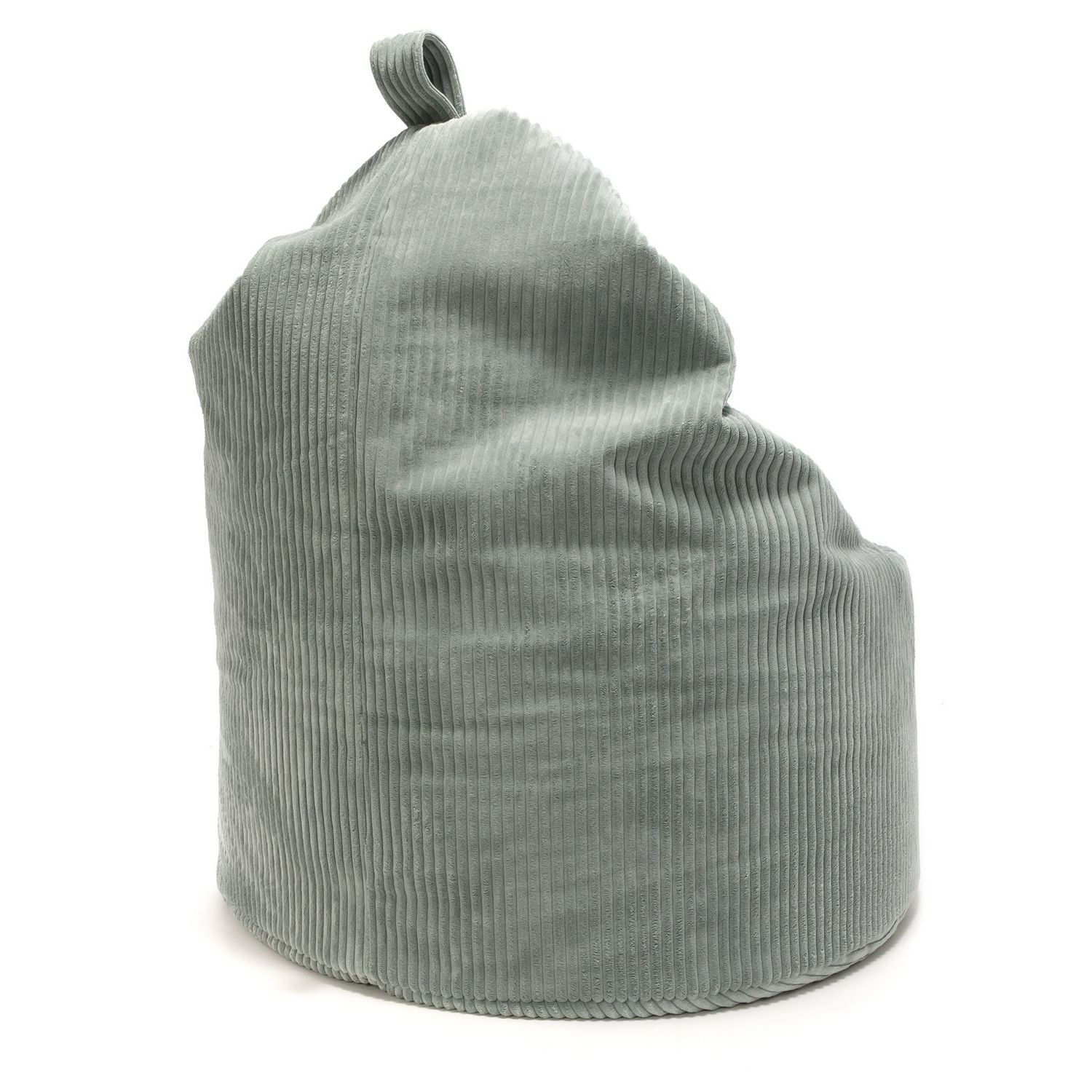 Yoko Pouf Poltrona Sacco In Velluto Cuscino e Maniglia Inclusi