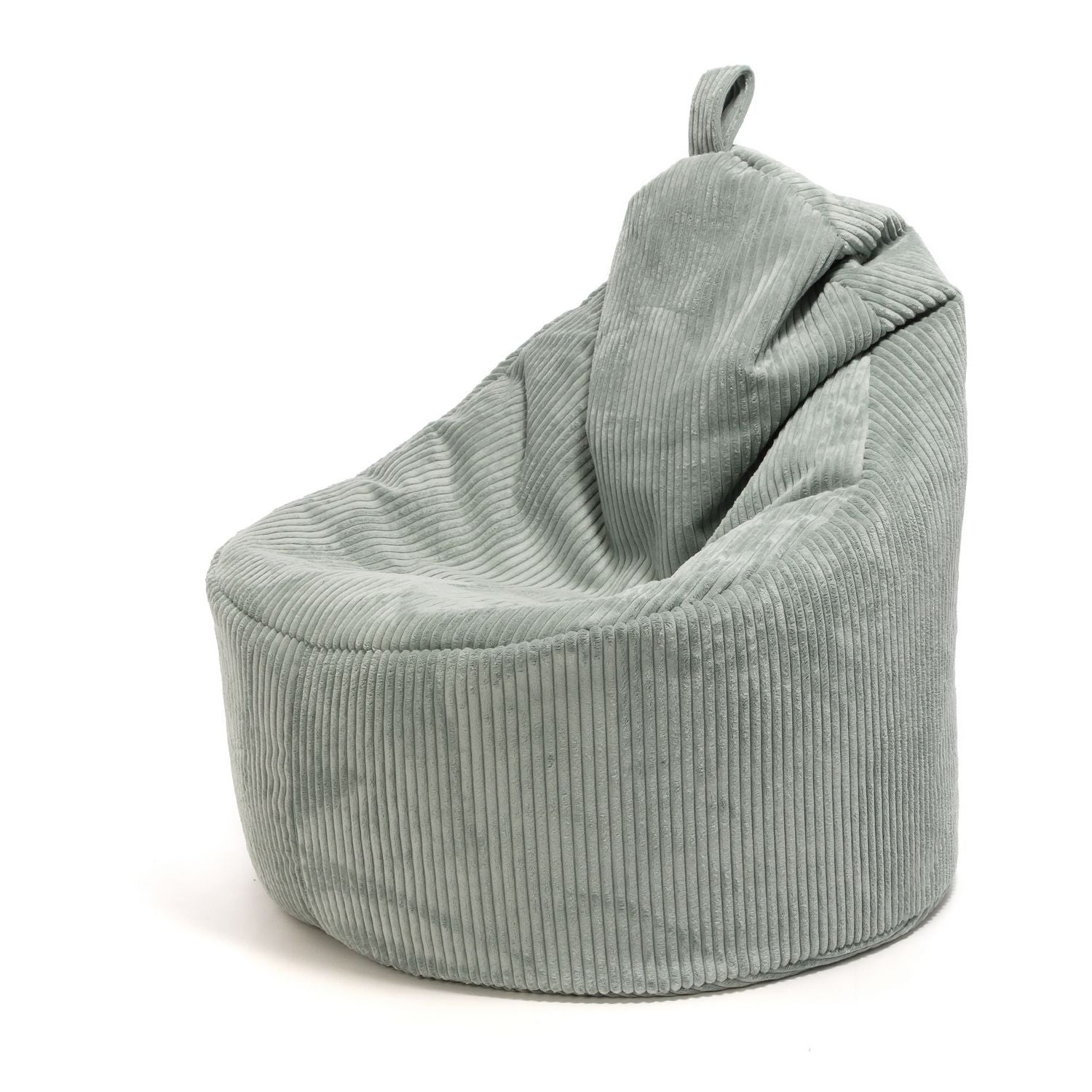 Yoko Pouf Poltrona Sacco In Velluto Cuscino e Maniglia Inclusi