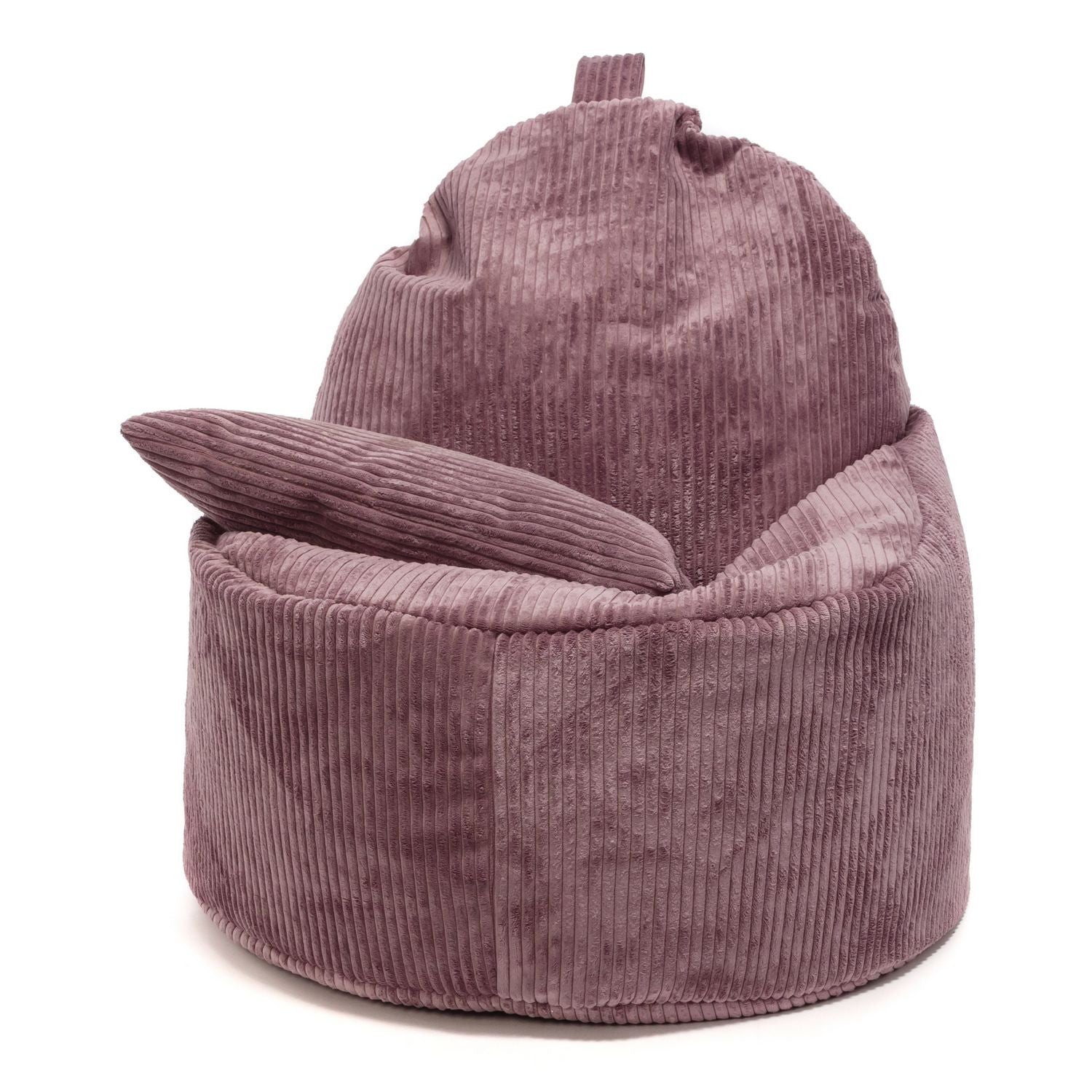Yoko Pouf Poltrona Sacco In Velluto Cuscino e Maniglia Inclusi