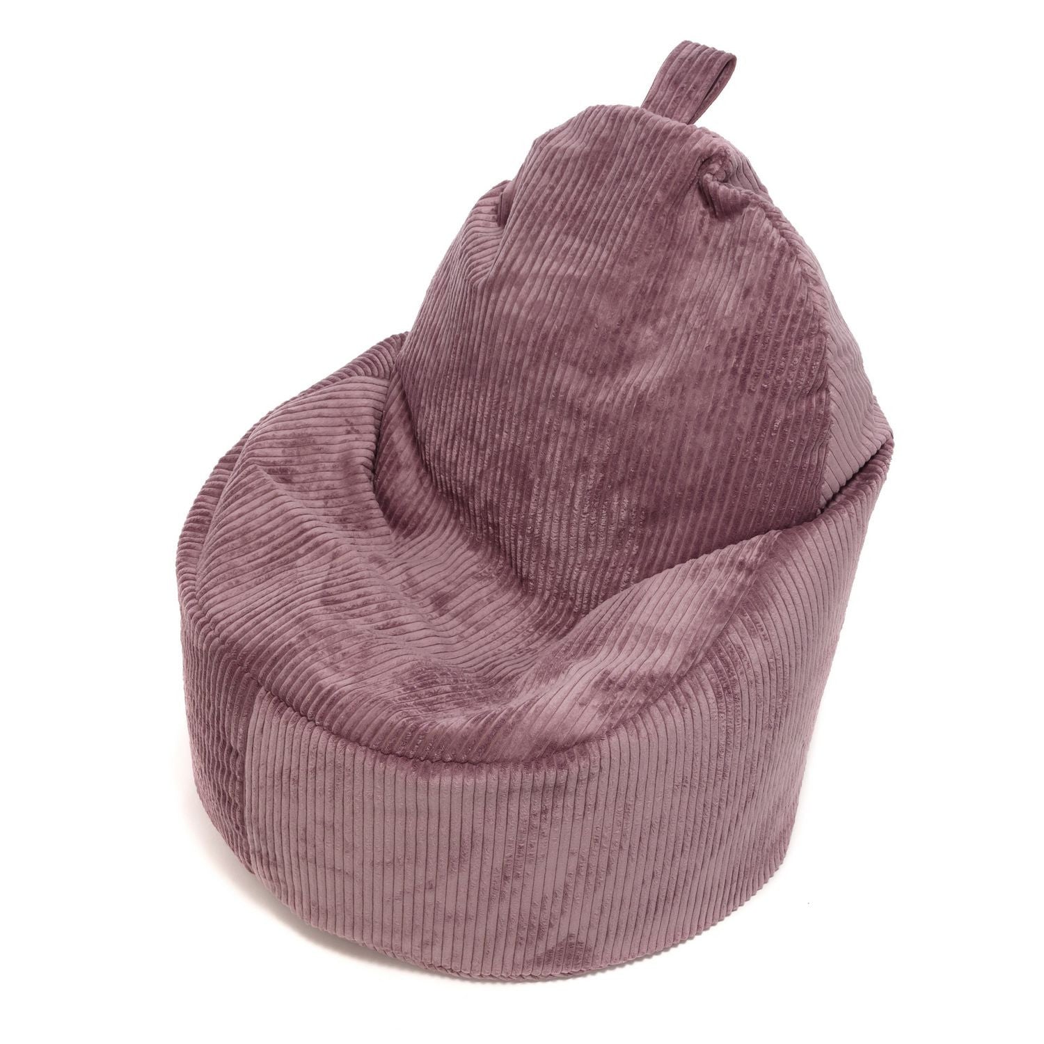 Yoko Pouf Poltrona Sacco In Velluto Cuscino e Maniglia Inclusi