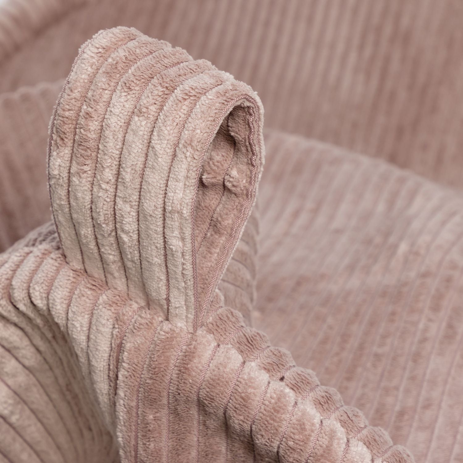 Yoko Pouf Poltrona Sacco In Velluto Cuscino e Maniglia Inclusi