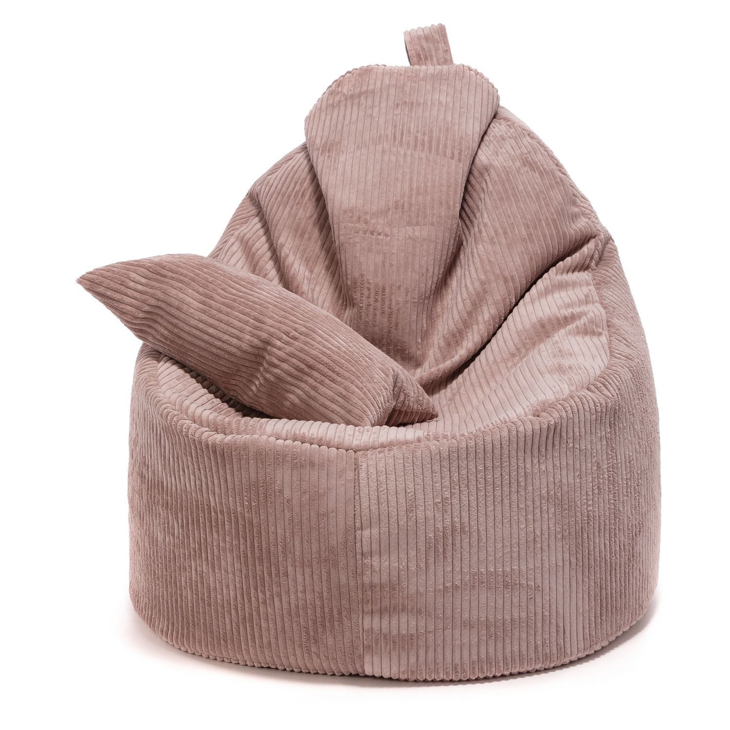 Yoko Pouf Poltrona Sacco In Velluto Cuscino e Maniglia Inclusi