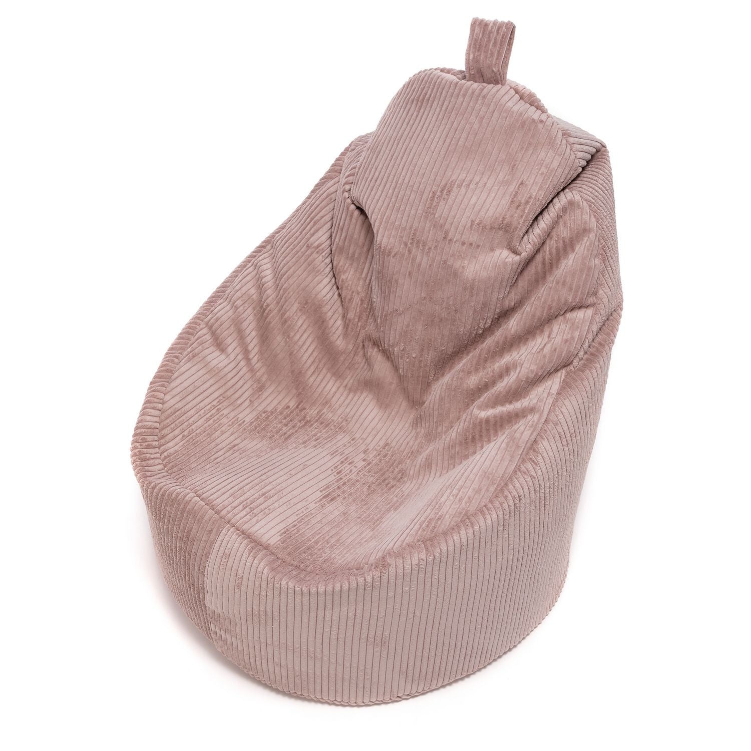 Yoko Pouf Poltrona Sacco In Velluto Cuscino e Maniglia Inclusi