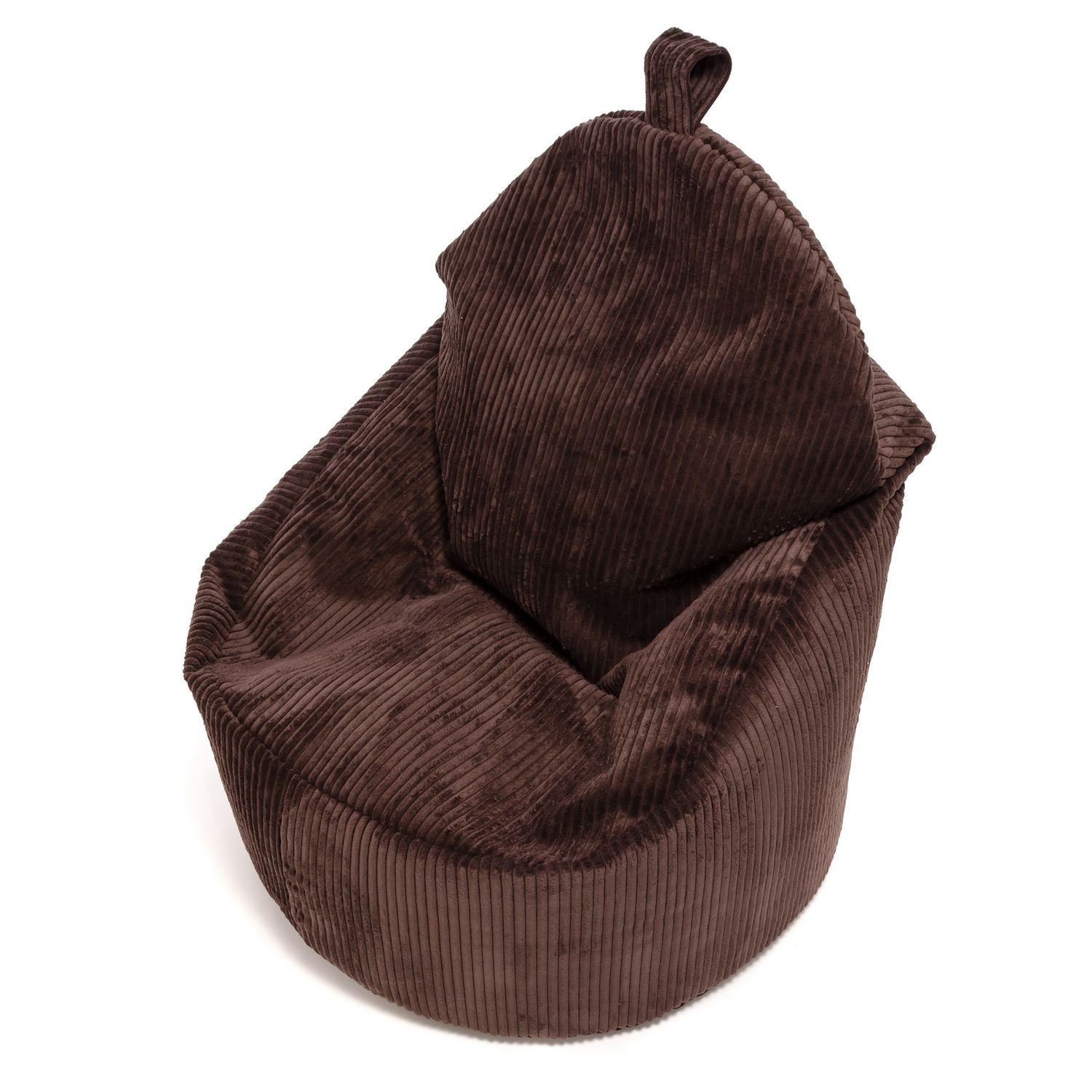 Yoko Pouf Poltrona Sacco In Velluto Cuscino e Maniglia Inclusi