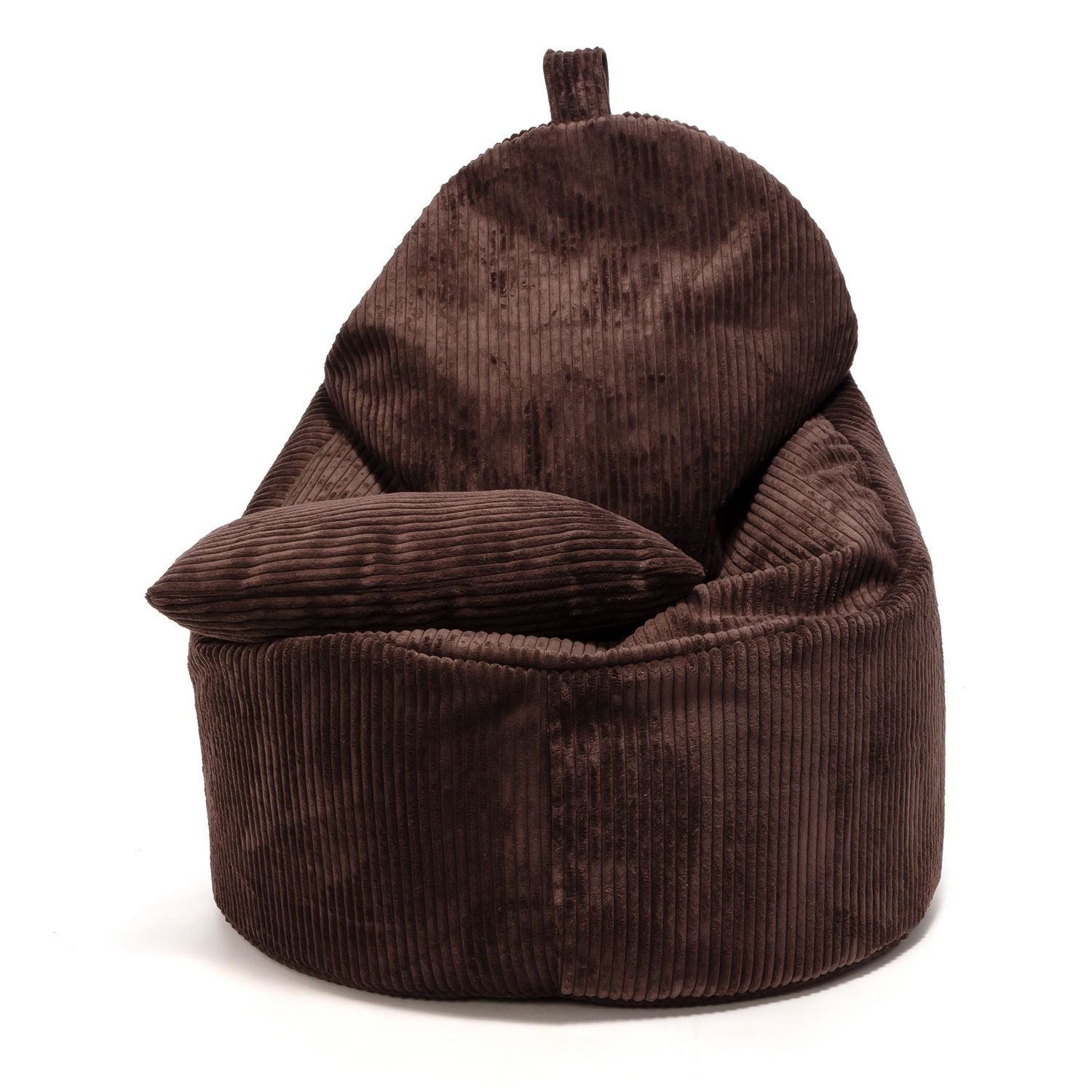 Yoko Pouf Poltrona Sacco In Velluto Cuscino e Maniglia Inclusi