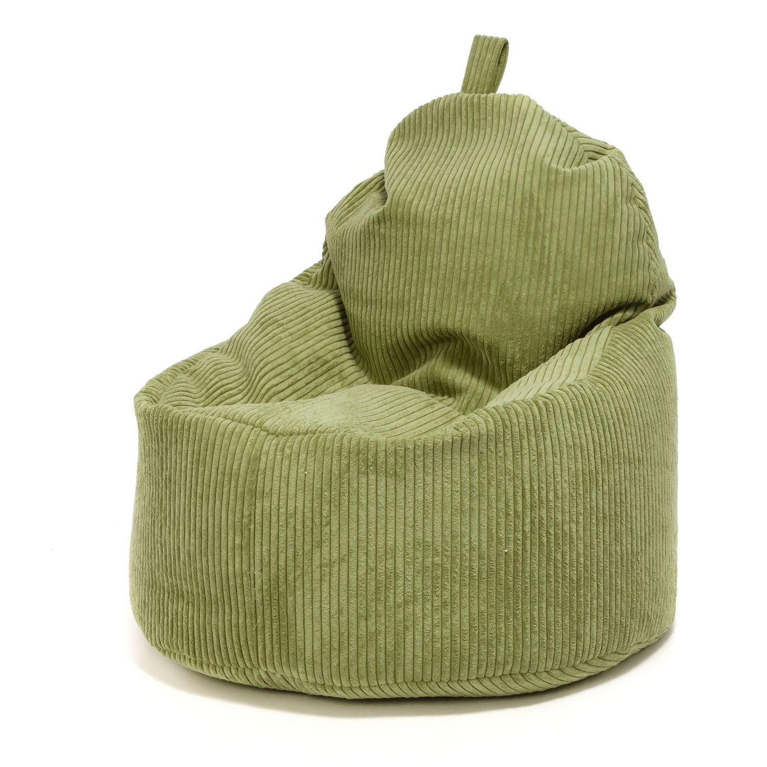 Yoko Pouf Poltrona Sacco In Velluto Cuscino e Maniglia Inclusi