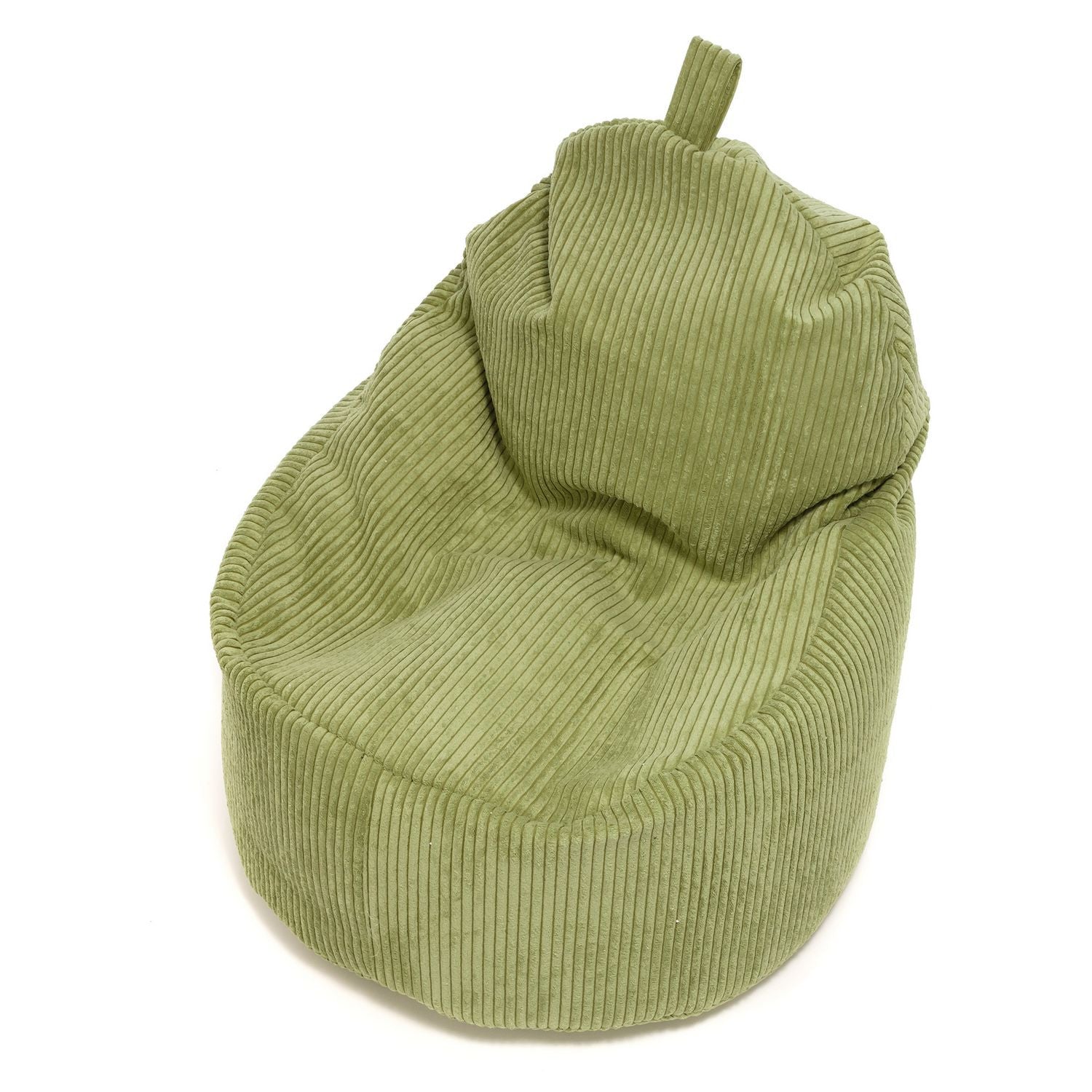 Yoko Pouf Poltrona Sacco In Velluto Cuscino e Maniglia Inclusi