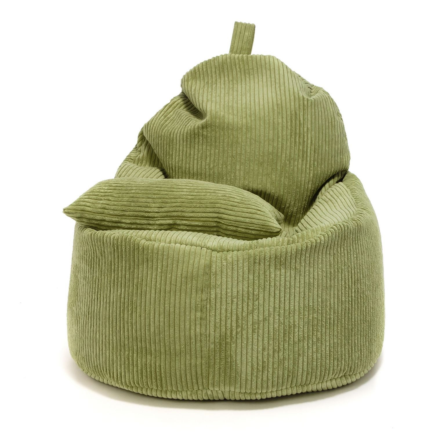 Yoko Pouf Poltrona Sacco In Velluto Cuscino e Maniglia Inclusi
