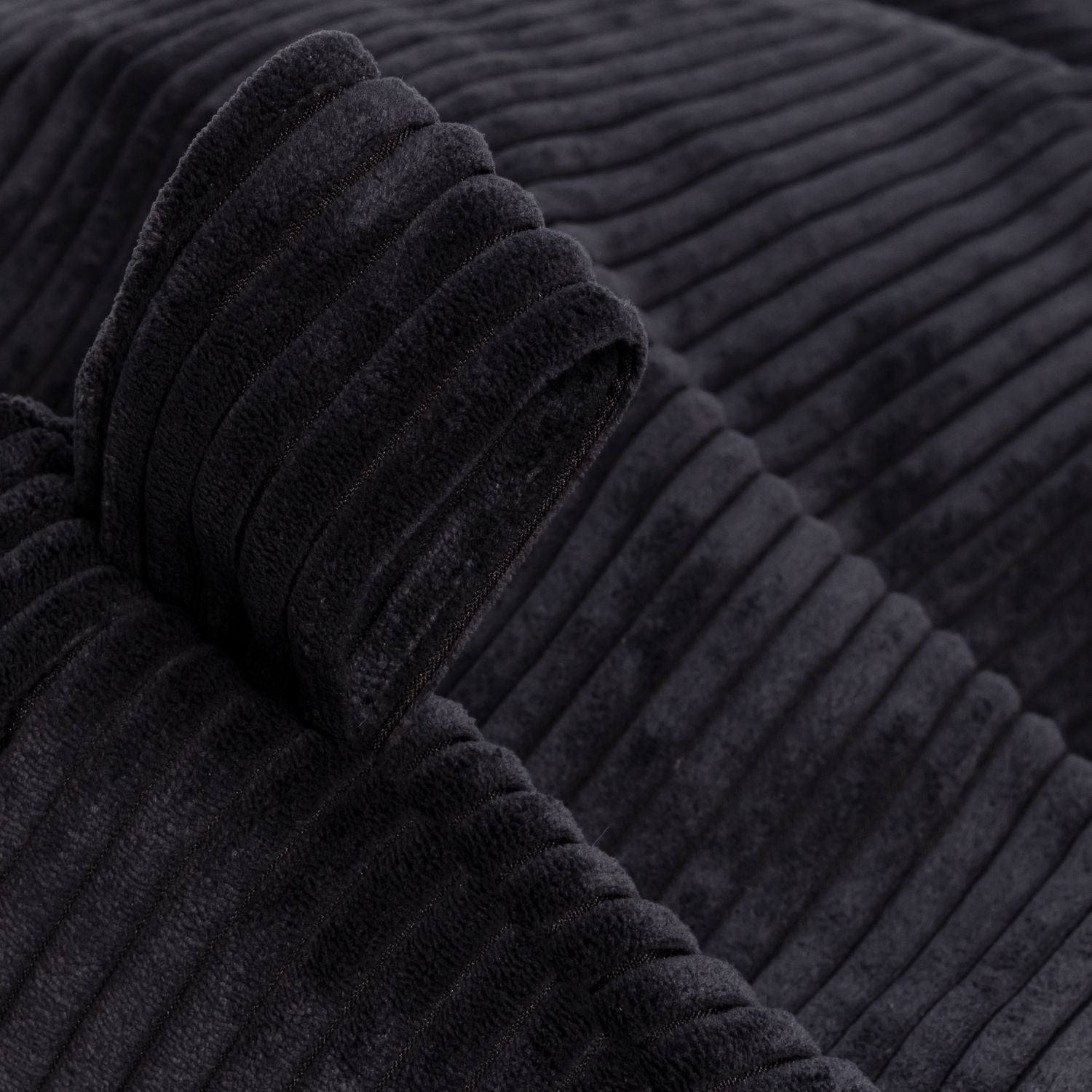 Yoko Pouf Poltrona Sacco In Velluto Cuscino e Maniglia Inclusi