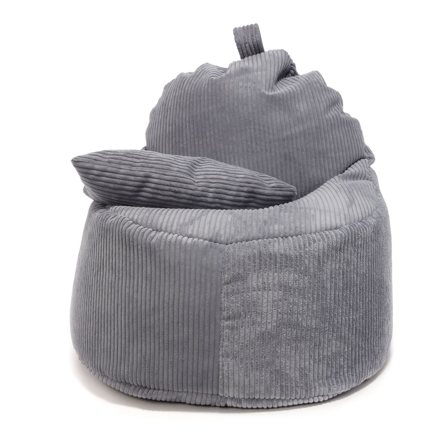 Yoko Pouf Poltrona Sacco In Velluto Cuscino e Maniglia Inclusi