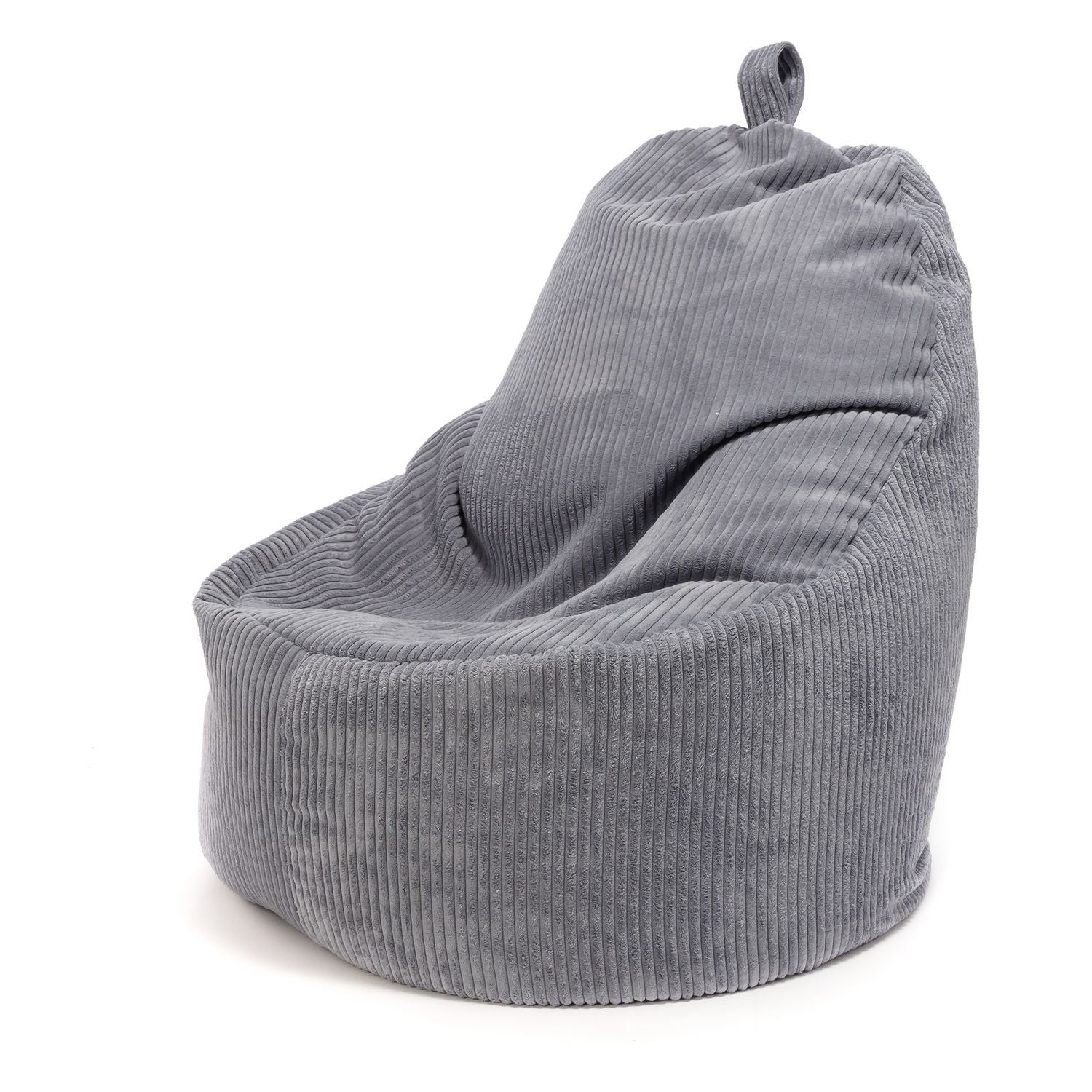 Yoko Pouf Poltrona Sacco In Velluto Cuscino e Maniglia Inclusi