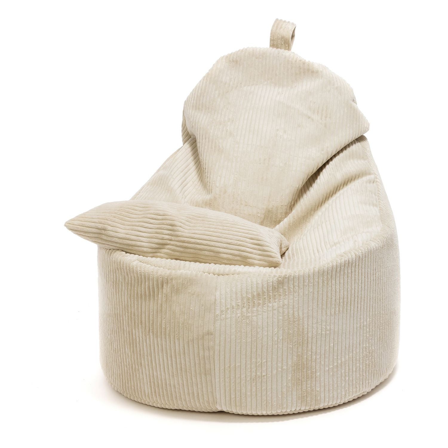 Yoko Pouf Poltrona Sacco In Velluto Cuscino e Maniglia Inclusi