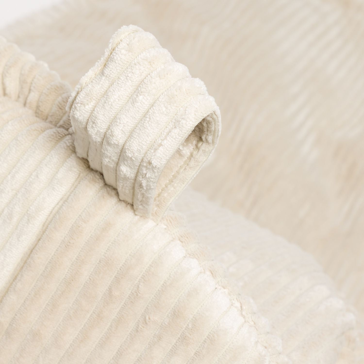 Yoko Pouf Poltrona Sacco In Velluto Cuscino e Maniglia Inclusi