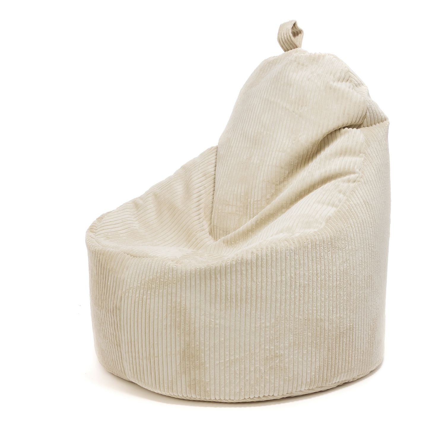 Yoko Pouf Poltrona Sacco In Velluto Cuscino e Maniglia Inclusi