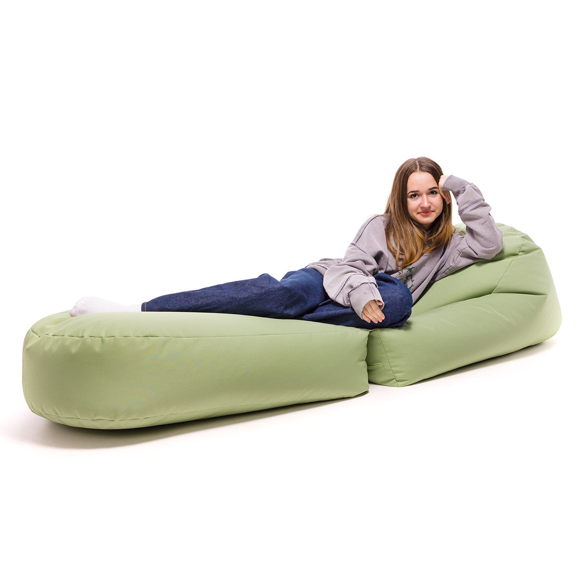 Solaya Pouf Sacco Reversibile in Chaise Longue