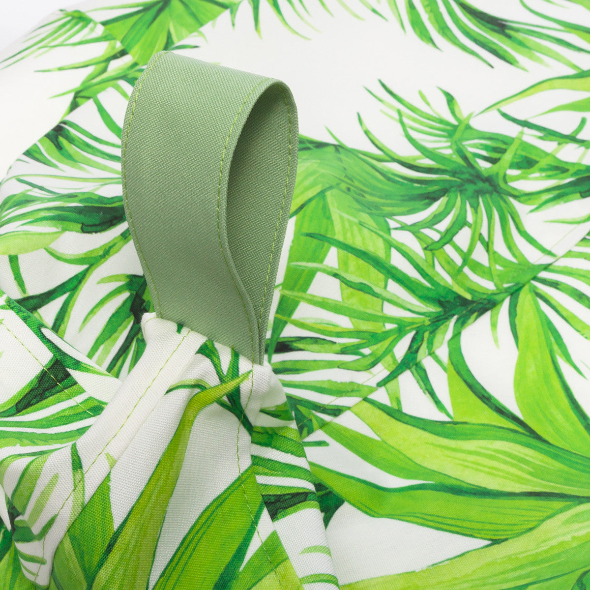 Pouf a Sacco Pera Esterno Motivo Palme Impermeabile
