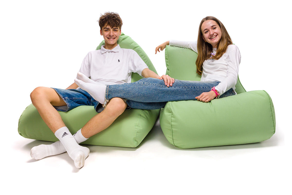 Pouf Poltrona Sacco Chaise Longue da Esterno Pouf a Sacco Lettino in Poliestere Waterproof