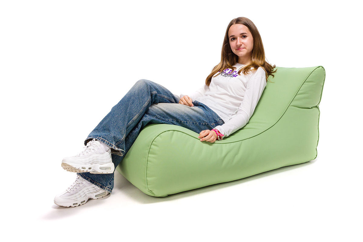 Pouf Poltrona Sacco Chaise Longue da Esterno Pouf a Sacco Lettino in Poliestere Waterproof