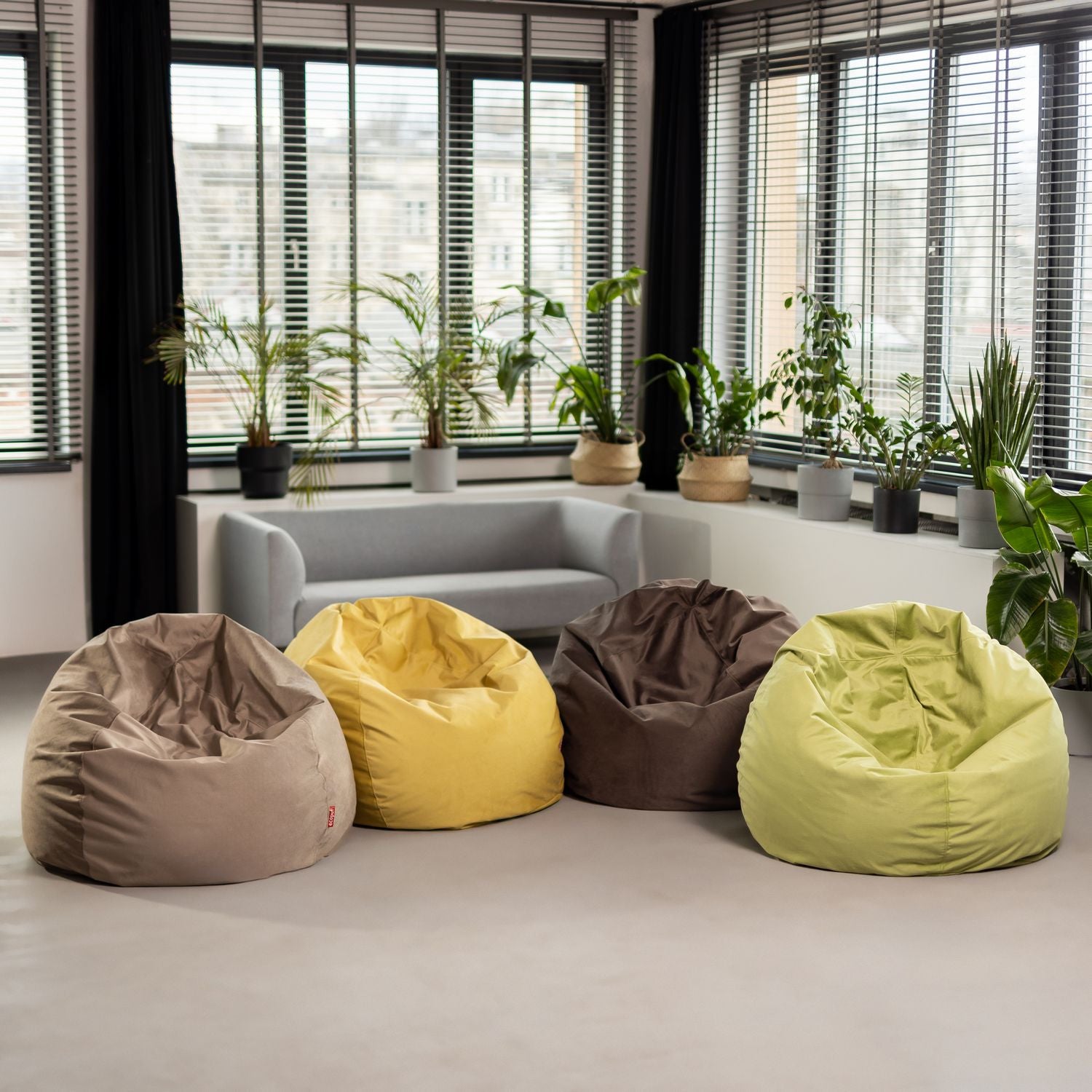 Pouf Poltrona Sacco Sakwa M Microfibra Sfoderabile