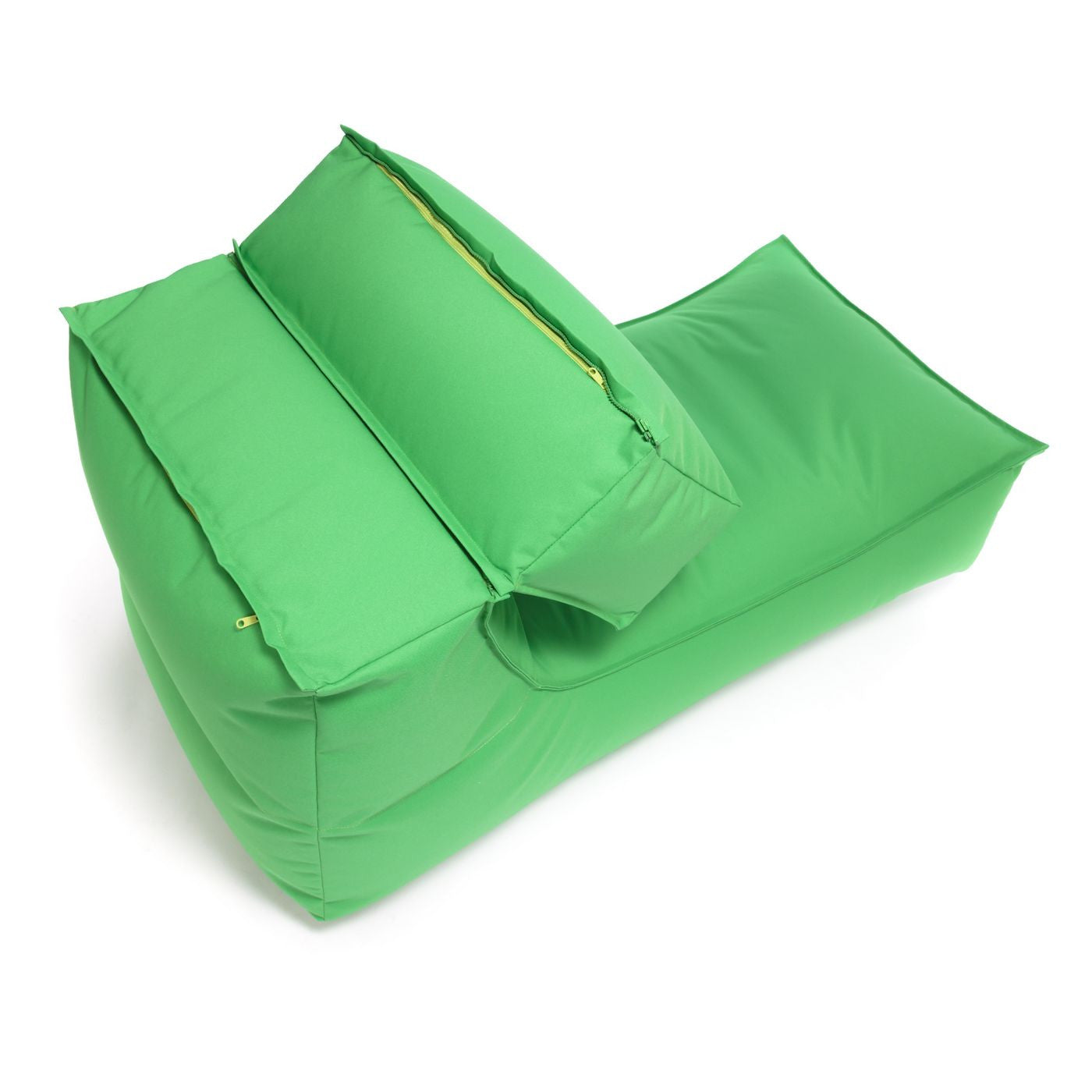 Camel Chaise Longue Pouf Poltrona Sacco per Esterno Impermeabile con poggiatesta rimovibile