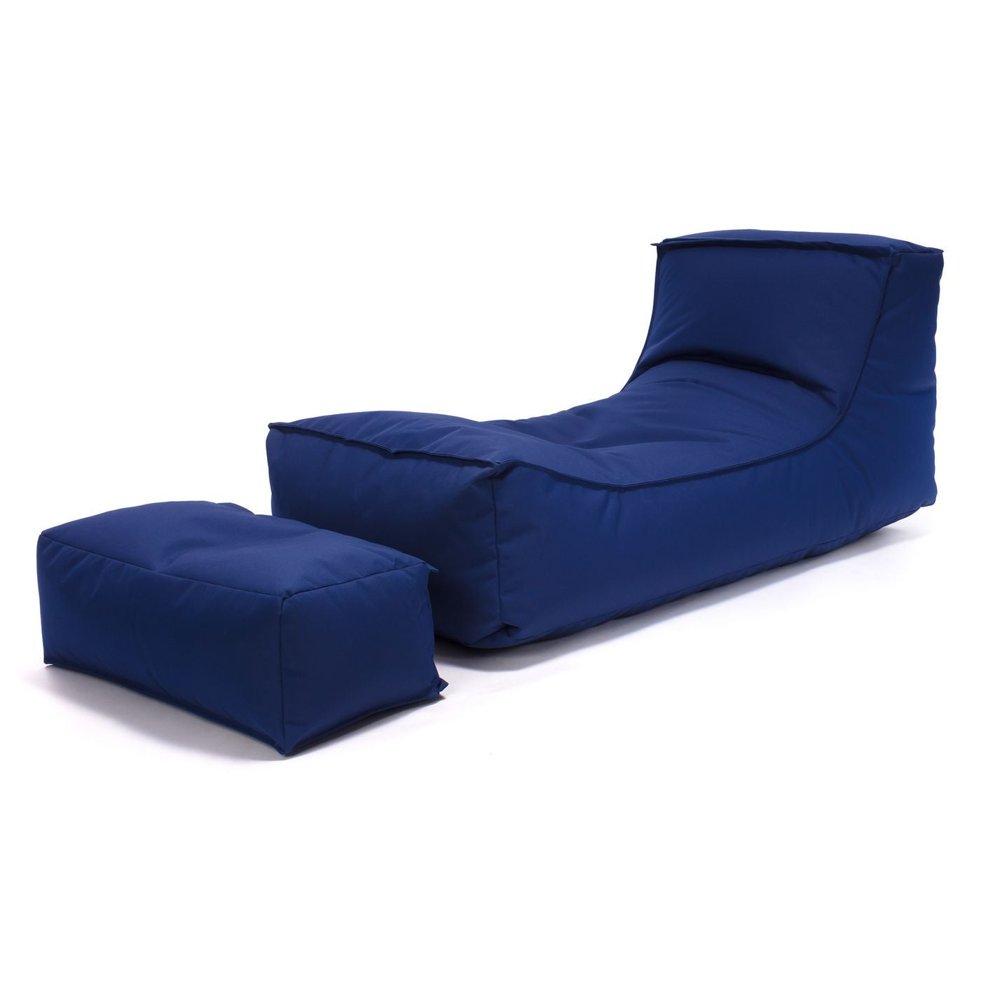 Camel Chaise Longue Pouf Poltrona Sacco per Esterno Impermeabile con poggiatesta rimovibile