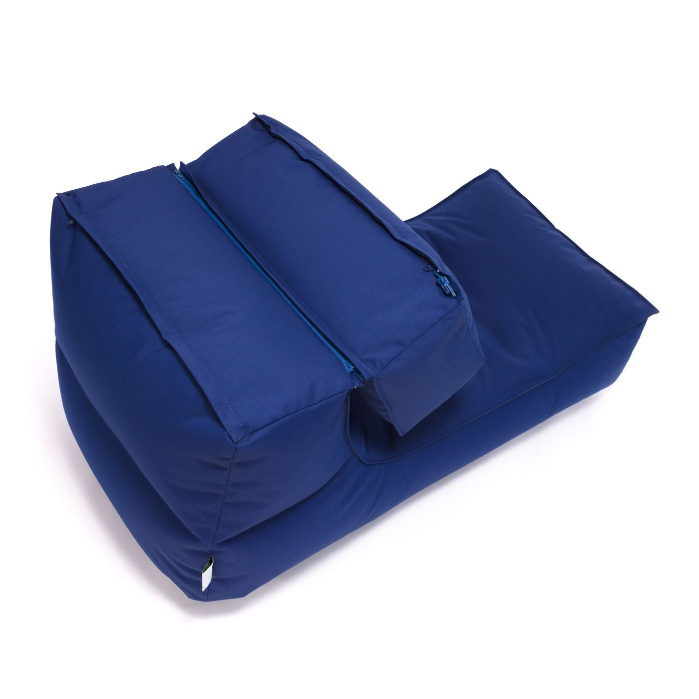 Camel Chaise Longue Pouf Poltrona Sacco per Esterno Impermeabile con poggiatesta rimovibile